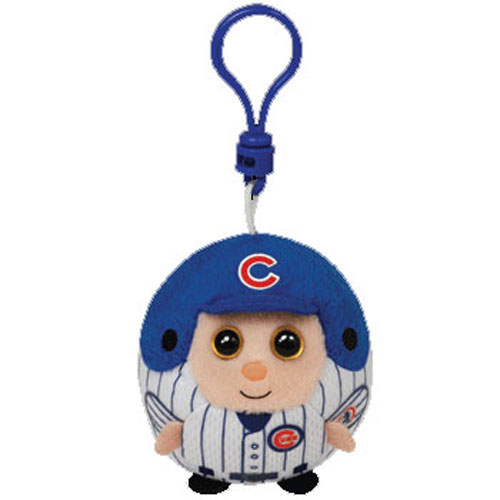 TY MLB Beanie Ballz - CHICAGO CUBS (Plastic Key Clip - 2.5 inch)