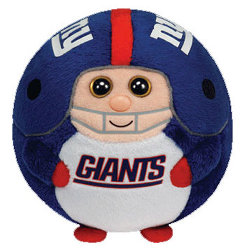 TY NFL Beanie Ballz - NEW YORK GIANTS (Medium Size - 8 inch)