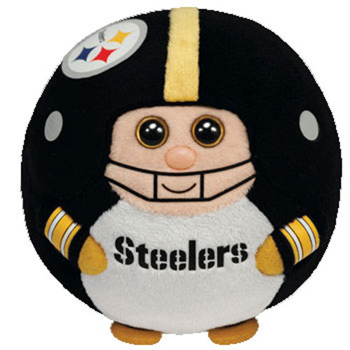 TY NFL Beanie Ballz - PITTSBURGH STEELERS (LARGE - 12 inch tall)