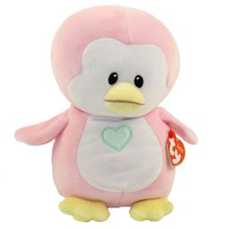 Baby TY - PENNY the Pink Penguin (Medium Size - 7.5 inch)