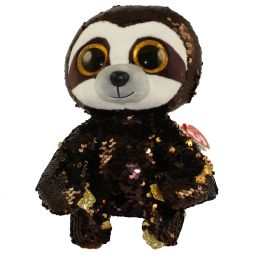 TY Flippables Sequin Plush - DANGLER the Sloth (Medium Size - 10 inch)