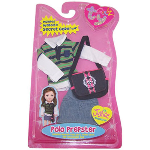 TY Girlz Threadz Outfit - POLO PREPSTER (Justice Store Exclusive) Rare