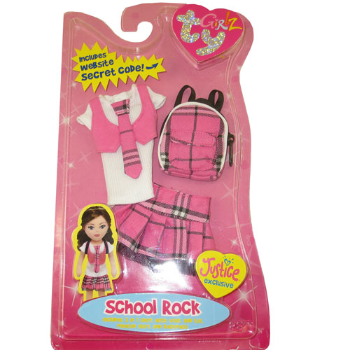 TY Girlz Threadz Outfit - SCHOOL ROCK (Justice Store Exclusive) Rare