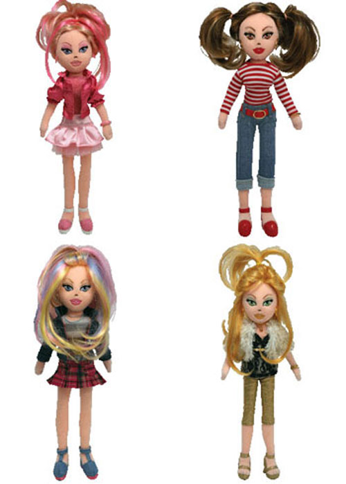 TY Girlz - Set of 4 Interactive Dolls (July 2007 Release)