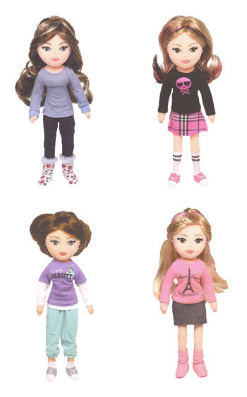 TY Girlz - Set of 4 Interactive Dolls (October 2008 Release)