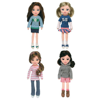 TY Girlz - Set of 4 Interactive Dolls (January 2009 Release)