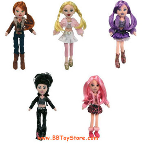 TY Girlz - Complete Set of 5 Interactive Dolls (original release)