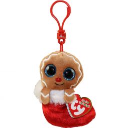 TY Holiday Baby - JINGLY the Gingerbread (2016) (key clip - 3.5 inch)