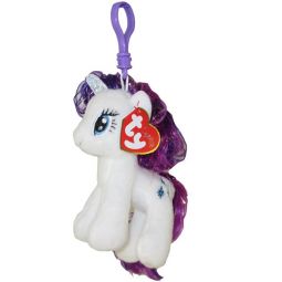 TY Beanie Baby - RARITY with Glitter Hairs (My Little Pony) (Plastic Key Clip - 5 inch)