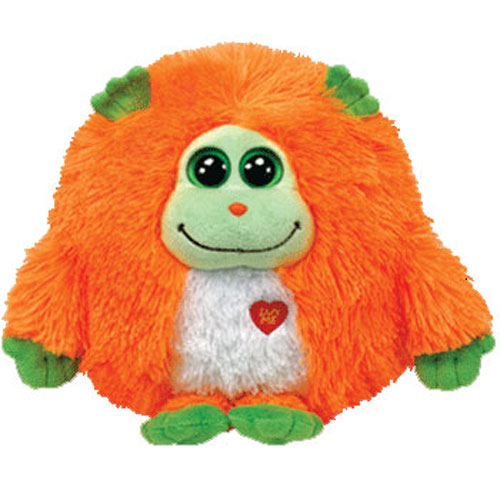 TY Monstaz - CHESTER the Orange & Green Monster (Medium Size - 8 inch)