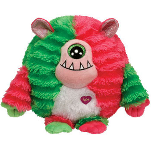 TY Monstaz - SPIKE the Pink & Green Cyclops (Large Size - 12 inch)