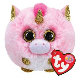 TY Puffies - FANTASIA the Pink Unicorn (3 inch)