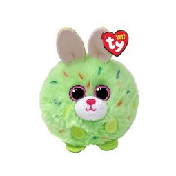TY Puffies (Beanie Balls) Plush - KIWI the Green Easter Bunny Rabbit (3 inch)