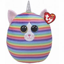TY Squish-A-Boos Plush - HEATHER the UniCat (12 inch)