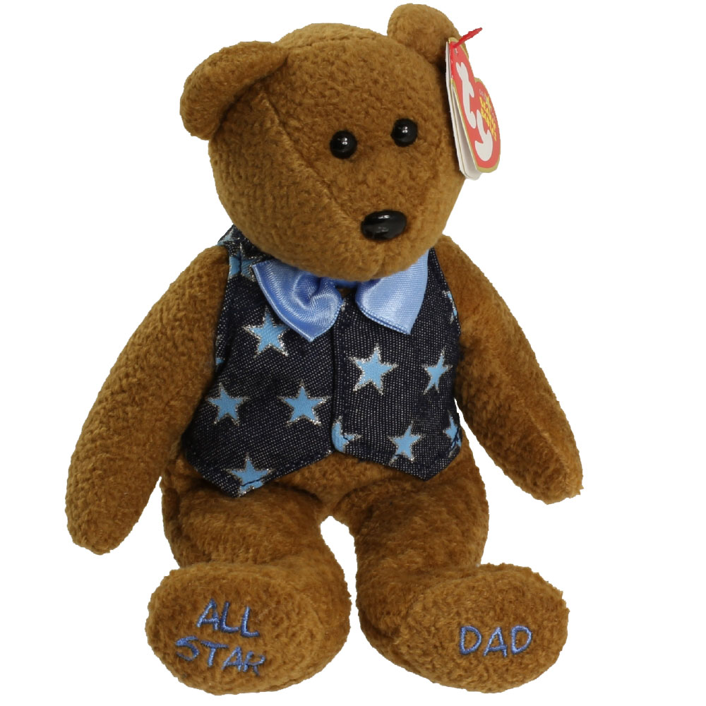 TY Beanie Baby - ALL-STAR DAD the Bear (9 inch)