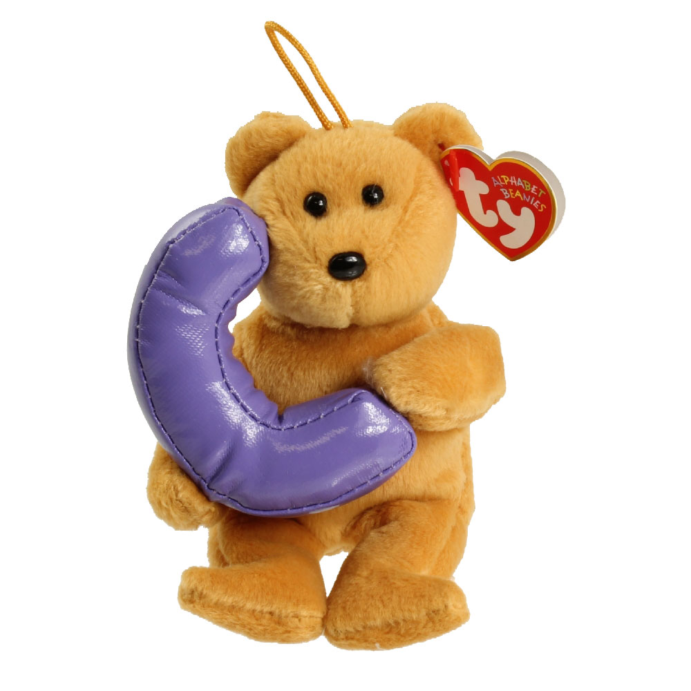TY Alphabet Beanie Baby - C