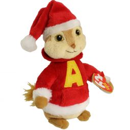 TY Beanie Baby - ALVIN with Holiday Hat (Alvin & the Chipmunks) (7 inch)