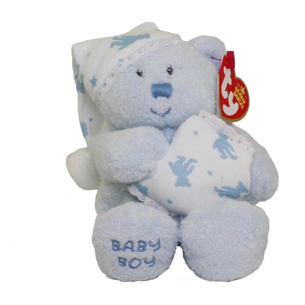 TY Beanie Baby - BABY BOY the Bear (with PJ hat & Pillow) (6.5 inch)