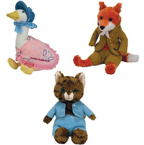 TY Beanie Babies - The BEATRIX POTTER Collection #2 (OCTOBER Set of 3 - UK Exclusives)