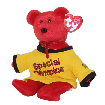 TY Beanie Baby - CANADA the Bear (Special Olympics w/ Gold Shirt)