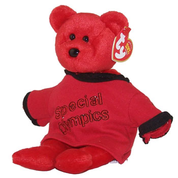 TY Beanie Baby - CANADA the Bear (Special Olympics w/ Red Shirt)