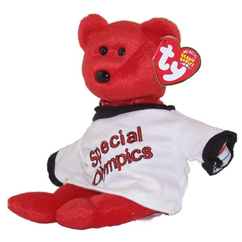 TY Beanie Baby - CANADA the Bear (Special Olympics w/ White Shirt)