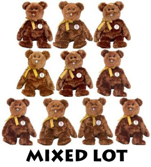 TY Champion Beanie Babies - Mixed Lot of 10 Champion Bears (All Different Countries)