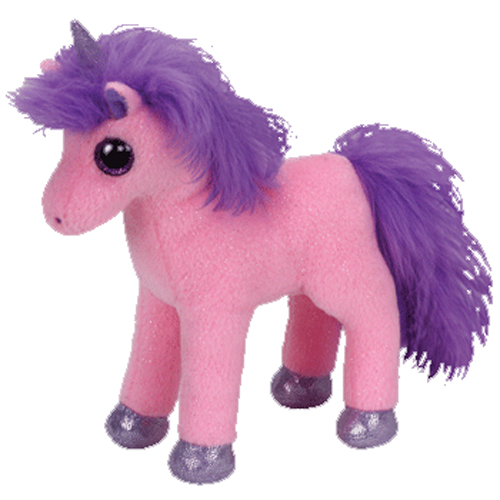 TY Beanie Baby - CHARMING the Pink & Purple Horse (6 inch)