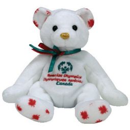 TY Beanie Baby - COURAGEOUS the Bear (Canada Exclusive) (7 inch)
