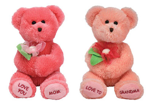 TY Beanie Babies - DEAR MOM & DEAR GRANDMA (Hallmark Exclusives - Set of 2)