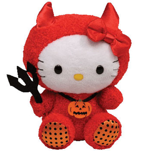 TY Beanie Baby - HELLO KITTY (RED DEVIL COSTUME)