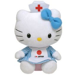 TY Beanie Baby - HELLO KITTY ( I LOVE JAPAN ) (6 inch)