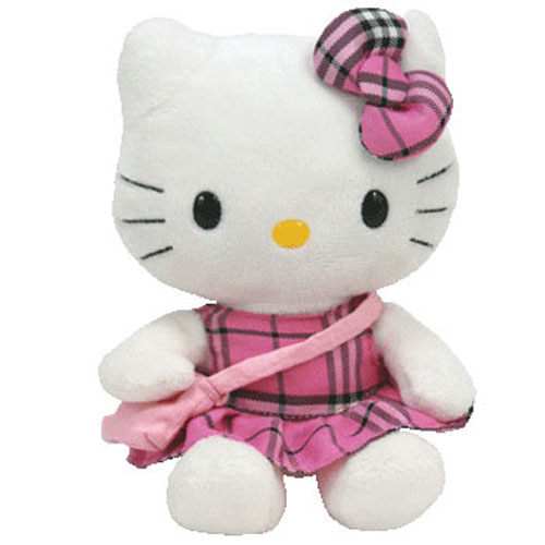 hello kitty cartoon. TY Beanie Baby - HELLO KITTY