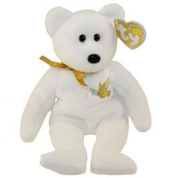 TY Beanie Baby - HOLY FATHER the Bear Gold Hang Tag (8.5 inch)