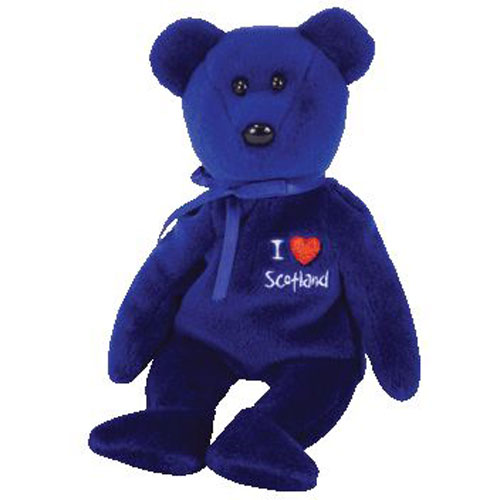 TY Beanie Baby - SCOTLAND the Bear (I Love Scotland - UK Exclusive) (8.5 inch)