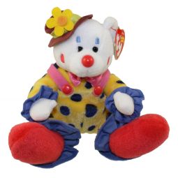 TY Beanie Baby - JUGGLES the Clown Bear (6.5 inch)