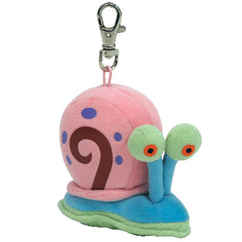 TY Beanie Baby - GARY (SpongeBob Squarepants) ( Key Clip )