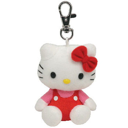 TY Beanie Baby - HELLO KITTY ( Key Clip ) (UK Exclusive)