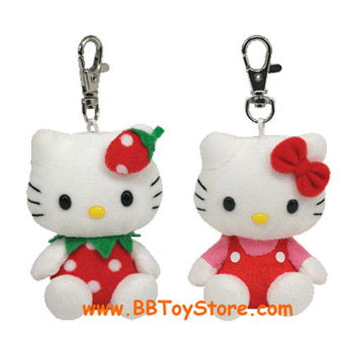 TY Beanie Babies - HELLO KITTY ( Key Clips - Set of 2 ) (UK Exclusive)