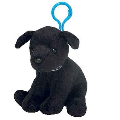 TY Beanie Baby - LUKE the Black Lab ( Key Clip )