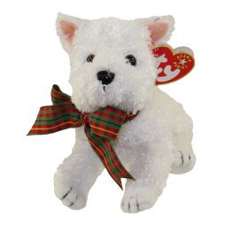 TY Beanie Baby - KIRBY the White Dog (5.5 inch)