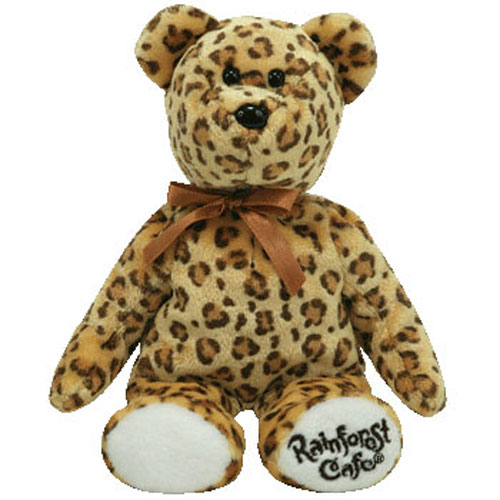 TY Beanie Baby - LEOPOLD the Bear (Rainforest Cafe Exclusive) (9 inch)