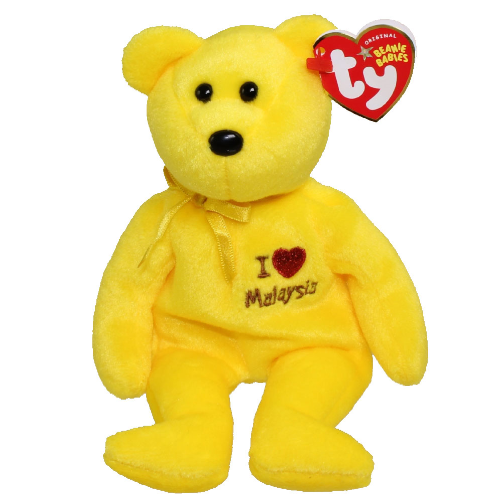 TY Beanie Baby MALAYSIA the Bear (I Love Malaysia AsiaPacific