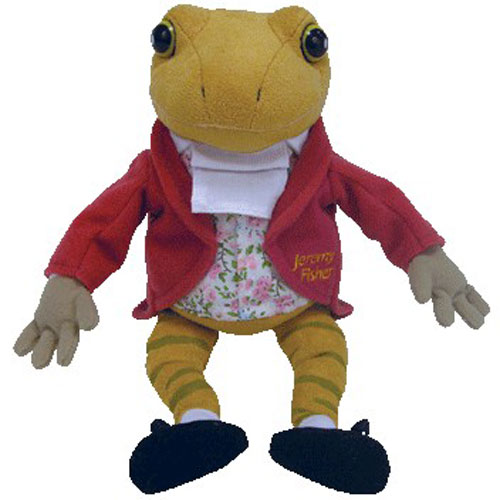 TY Beanie Baby - MR. JEREMY FISHER the Frog (Harrod's Gold Letter Version - UK Exclusive)
