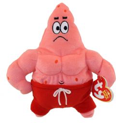 TY Beanie Baby - PATRICK STAR ( MUSCLE MAN STAR ) (7 inch)