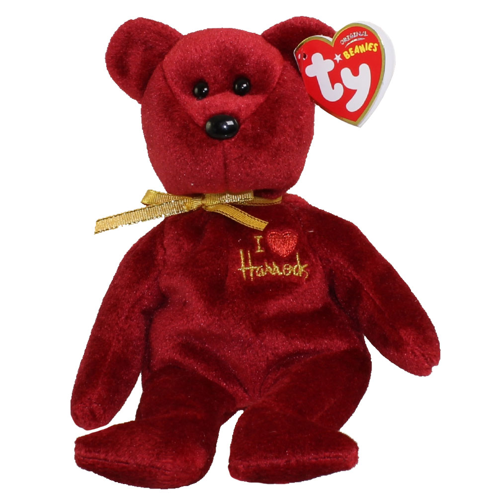 TY Beanie Baby - OMNIBUS the Bear (Harrods UK Exclusive) (8.5 inch)