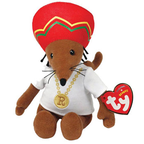 TY Beanie Baby - RASTAMOUSE the Mouse (Rastamouse - UK Excl) (8.5 inch)