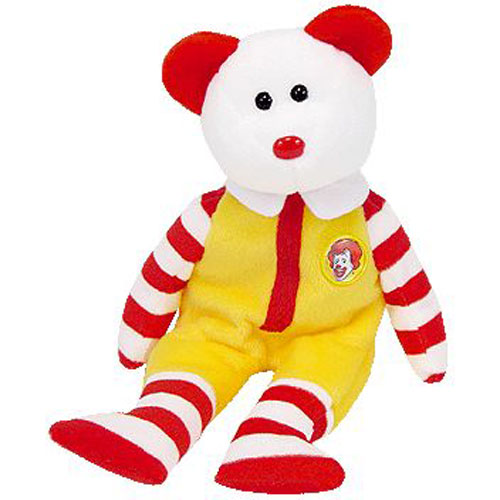 TY Beanie Baby - RONALD McDONALD the Bear (Orlando McDonalds Convention Center Exclusive)