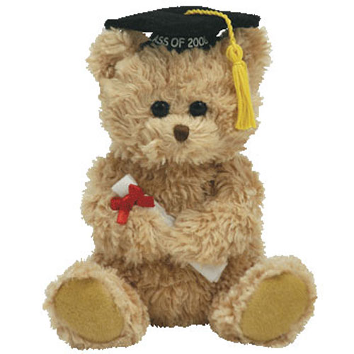 TY Beanie Baby 2.0 - SCHOLARS the 2008 Graduation Bear (7 inch)
