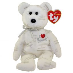 TY Beanie Baby - SHOOTING STAR the Bear White Version (Harrods UK Exclusive) (8.5 inch)